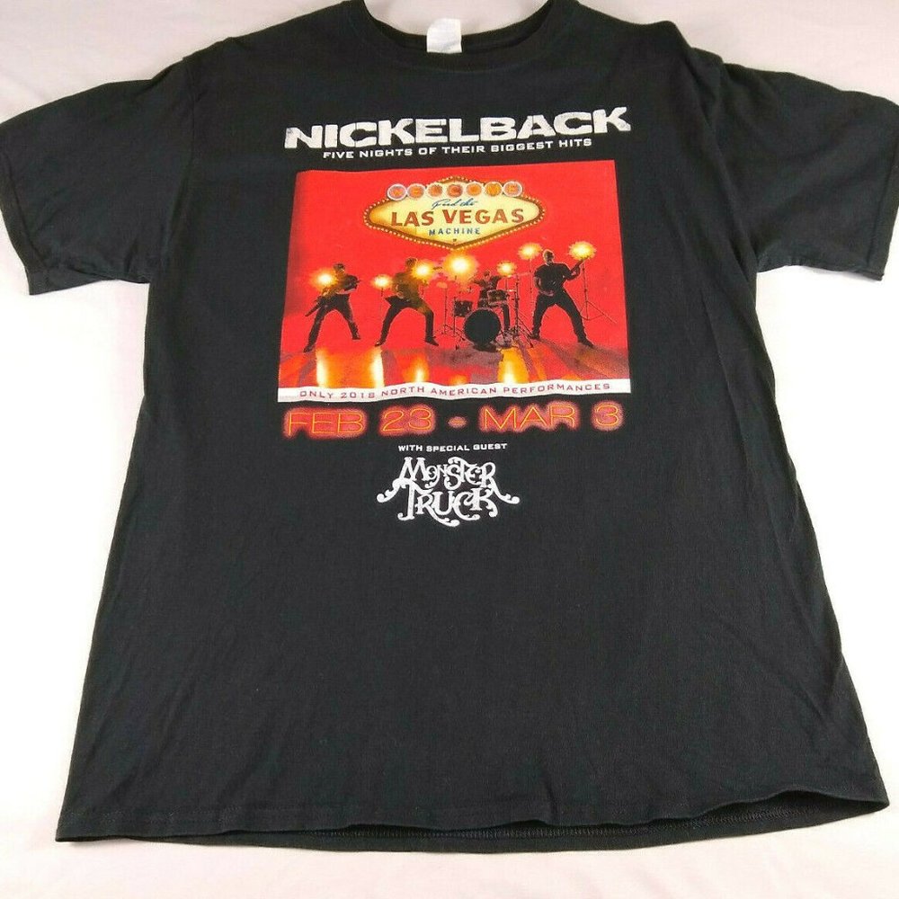 Vegas Nickelback Concert Hard Rock The Joint Tee